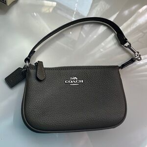 Coach Nolita 15 Green w/ silver Hardware